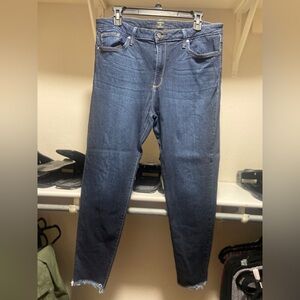 Just Black Brooks Frayed Hem Skinny Jean